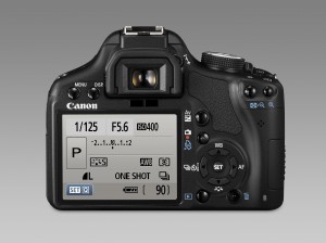 Canon EOS 500D - Rückseite