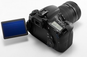 EOS 60D Rückseite Canon EOS 60D mit dreh- und schwenkbaren TFT Monitor