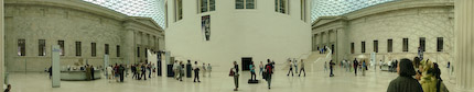 Lobby des Britischen Museums in London