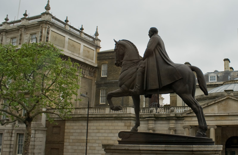 Reiterstatue vor Whitehall