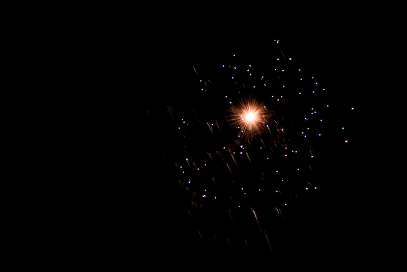 Pyrotechnische Galaxie